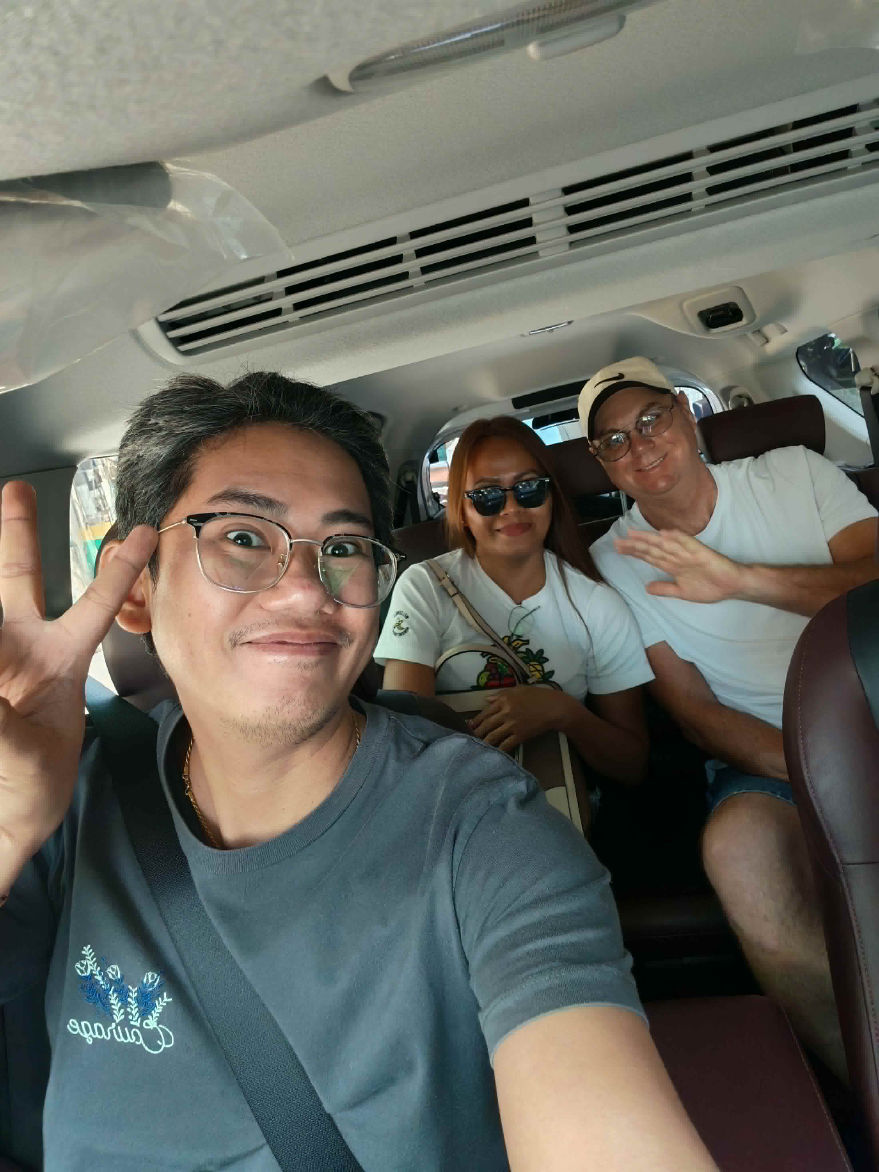 With our customer 1