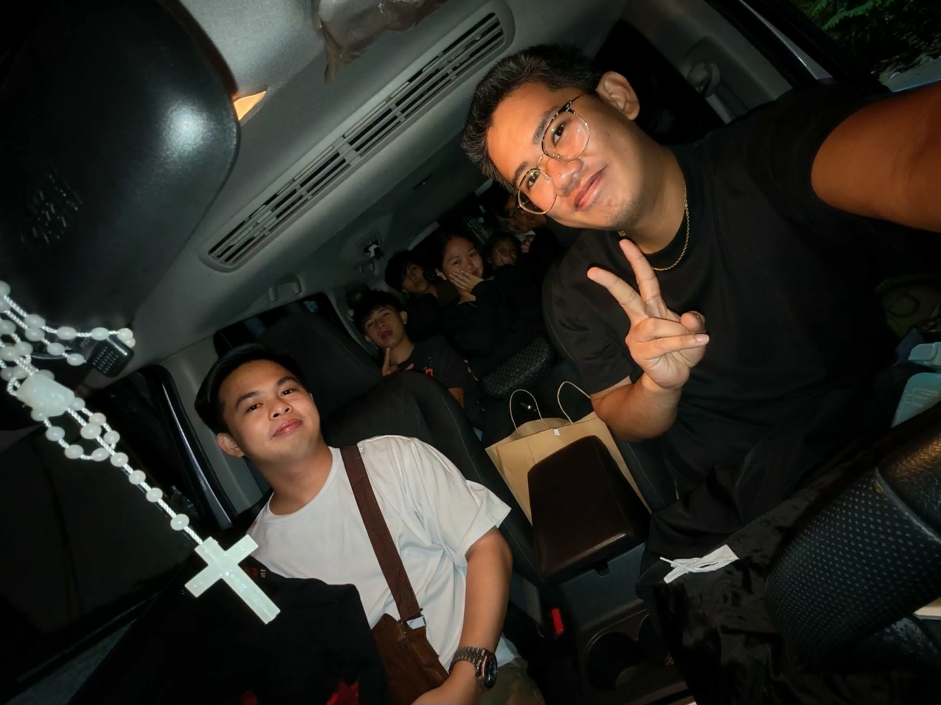 With our customer 2
