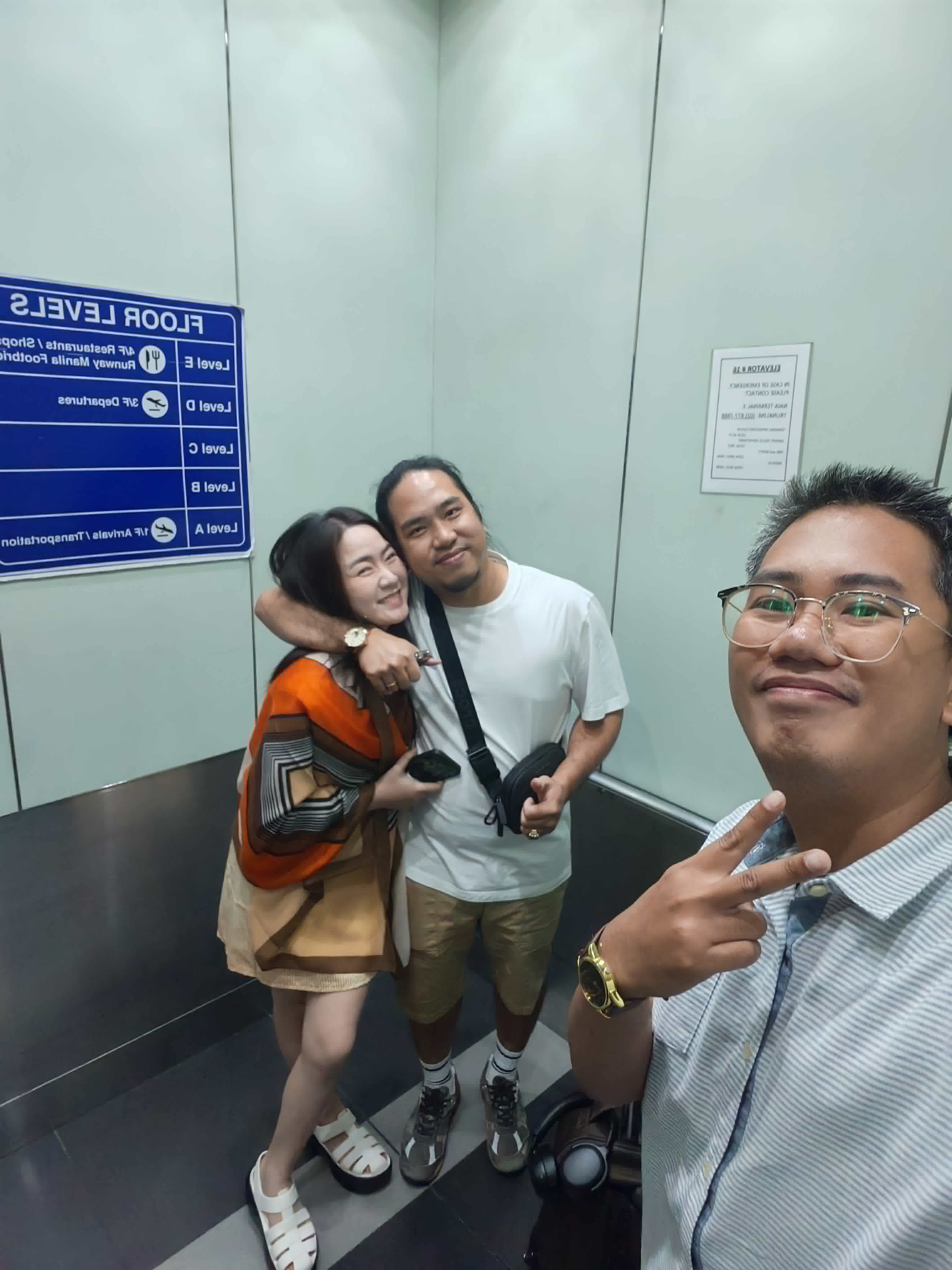 With our customer 3