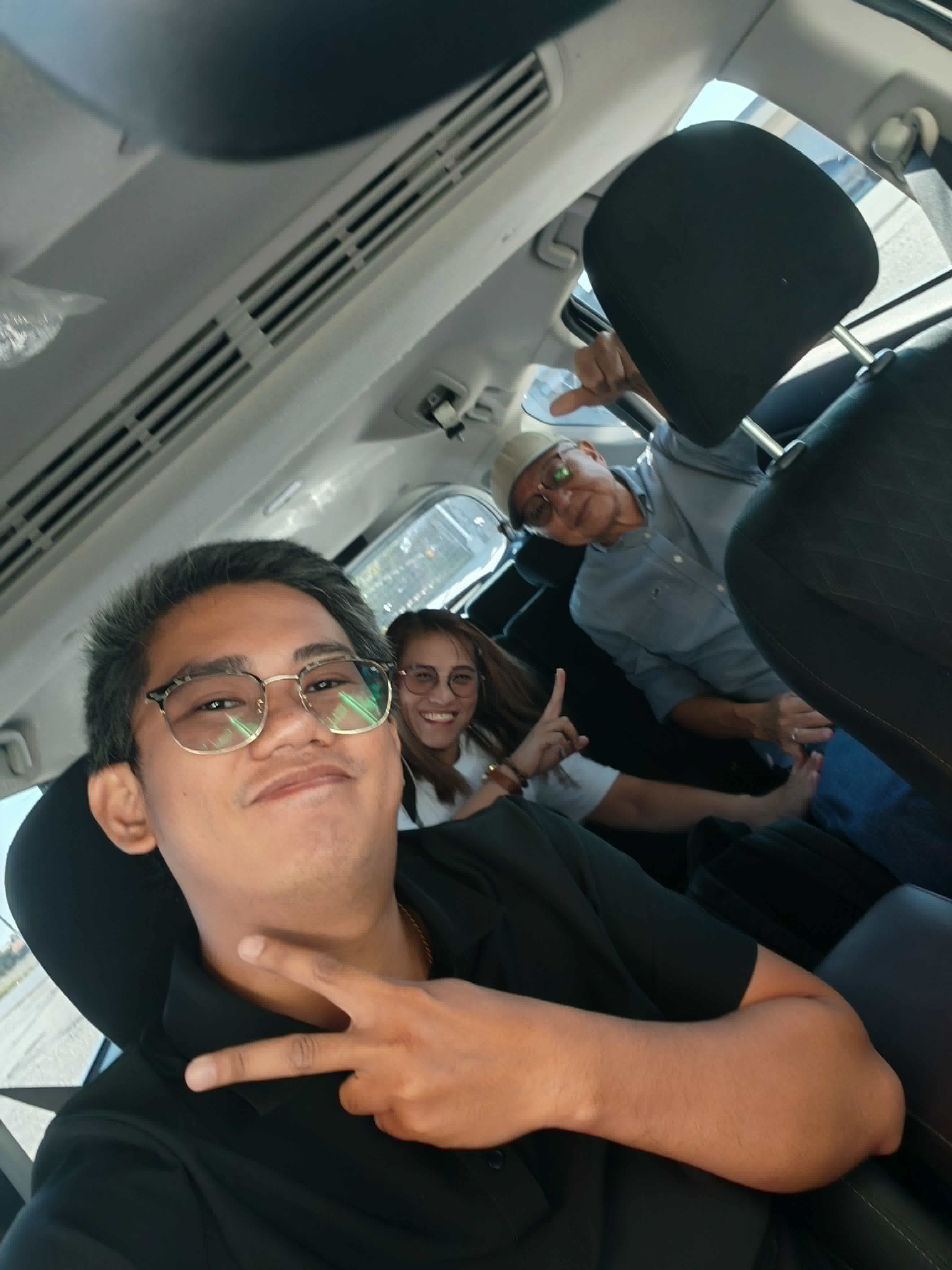 With our customer 7